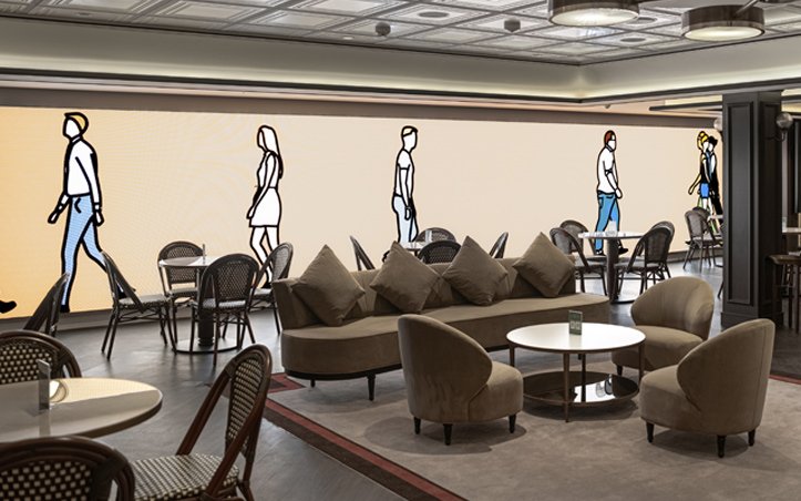 Art Wall - Julian Opie, Street 2023 | MSC Cruises Art Wall - Julian Opie, Street 2023 | MSC Cruises