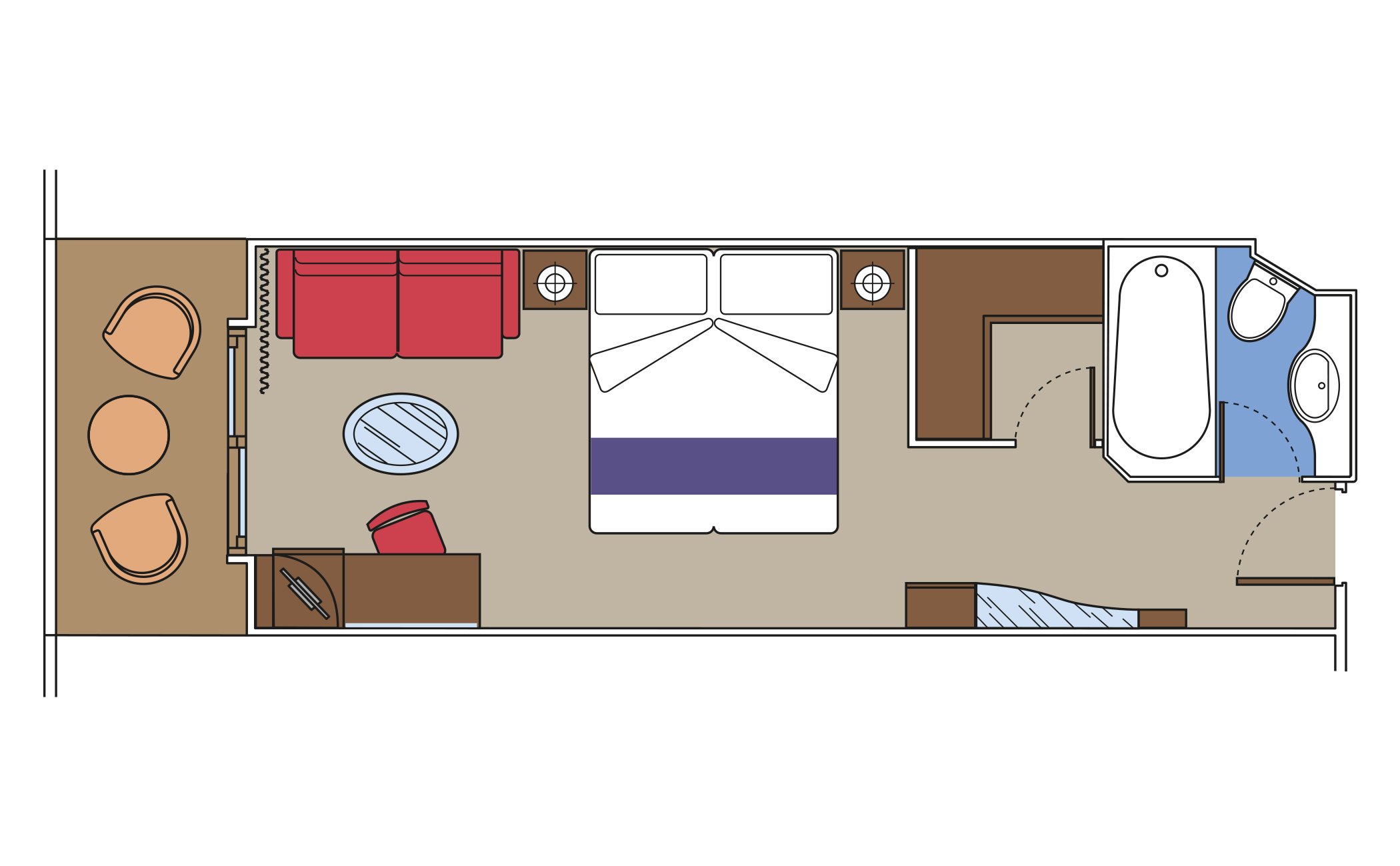 MSC Splendida Cabin: Deluxe Suite 03 2d