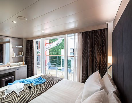 Deluxe Balcony Promenade view, MSC World Europa | MSC Cruises  Deluxe Balcony Promenade view, MSC World Europa | MSC Cruises