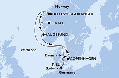 Alemania, Dinamarca, Noruega