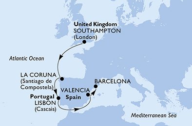 Francia, España, Portugal