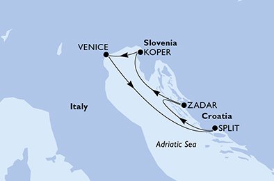 Italia, Croacia, Eslovenia