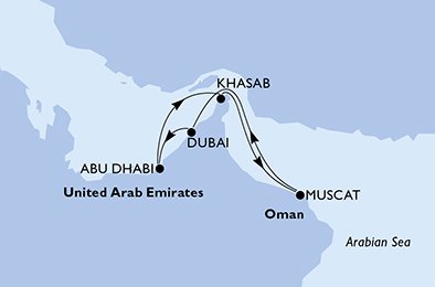 Dubai,Dubai,Abu Dhabi,Khasab,Muscat,Dubai,Dubai